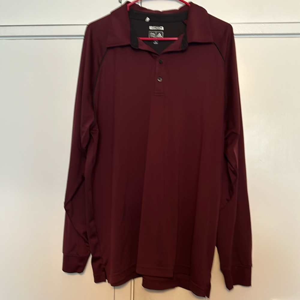 Men’s Adidas Long Sleeve Polo
